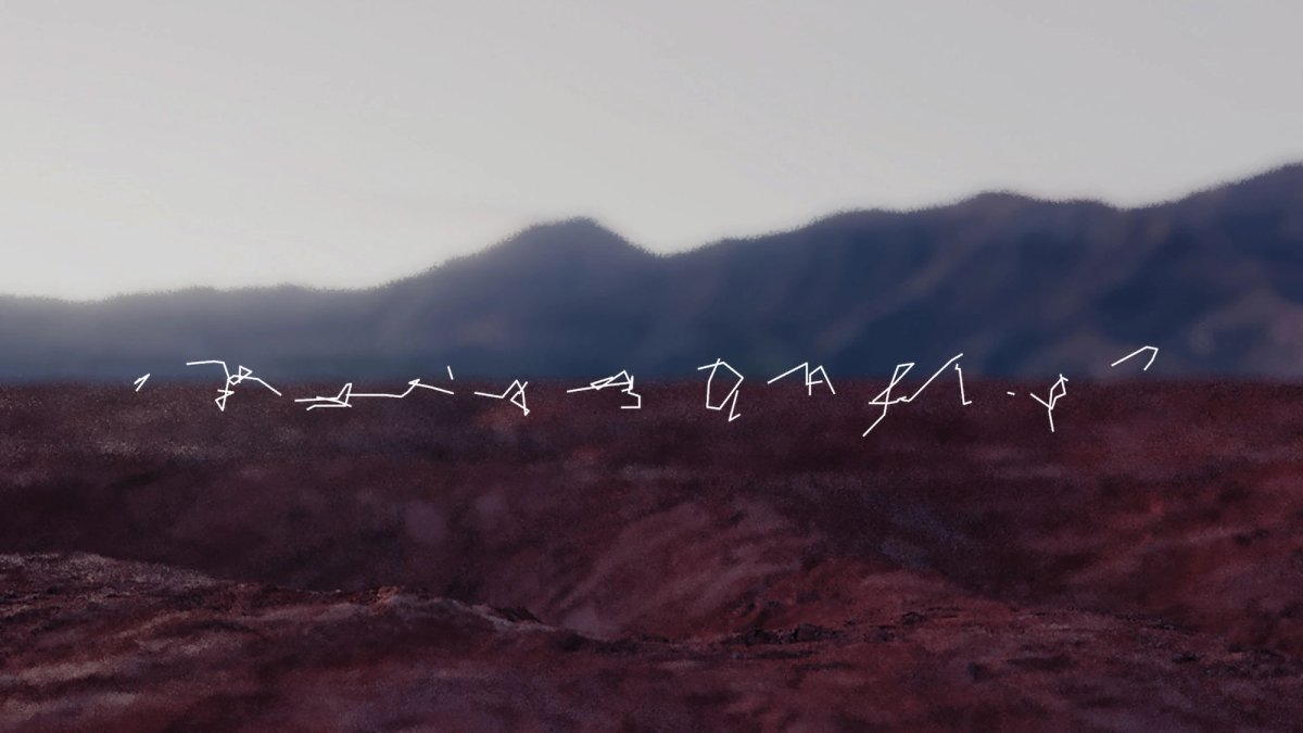 A still from Jenna Sutela’s nimiia cétiï (2018), which includes early recordings of a Martian language that had been channelled by 19th-century French medium Hélène Smith Photo: courtesy of Hassan Khan; © the artist