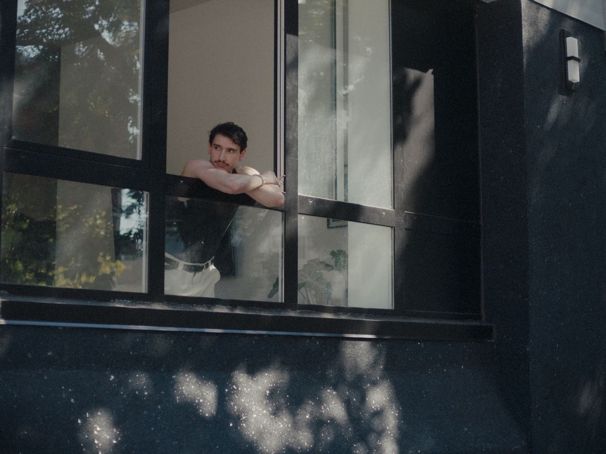 Laith Khalifeh in a scene from Lucio Castro's Drunken Noodles (2025) Courtesy Alsina 427