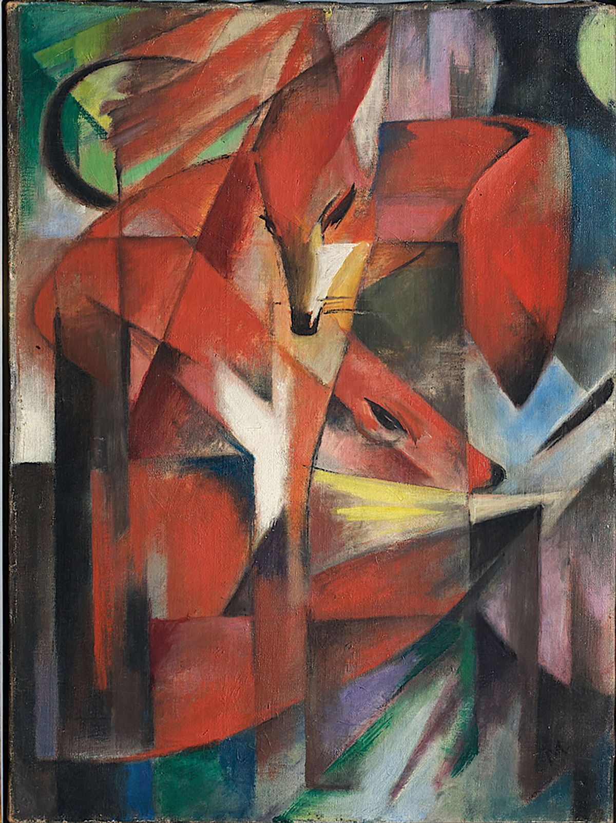 Franz Marc, The Foxes (1913) Wikimedia Commons
