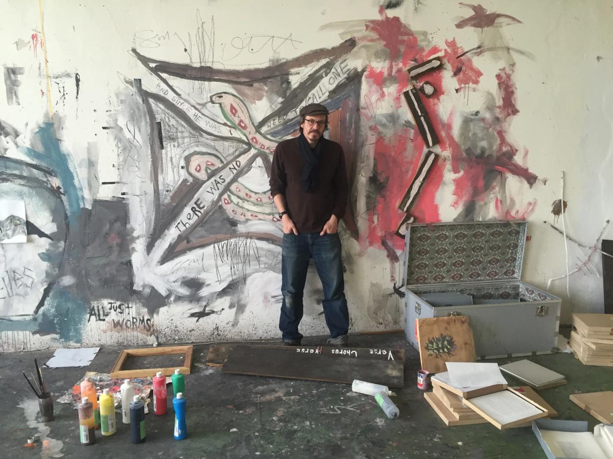 Saul Fletcher in his Berlin studio. His body was discovered on 22 July. Photo: © the artist