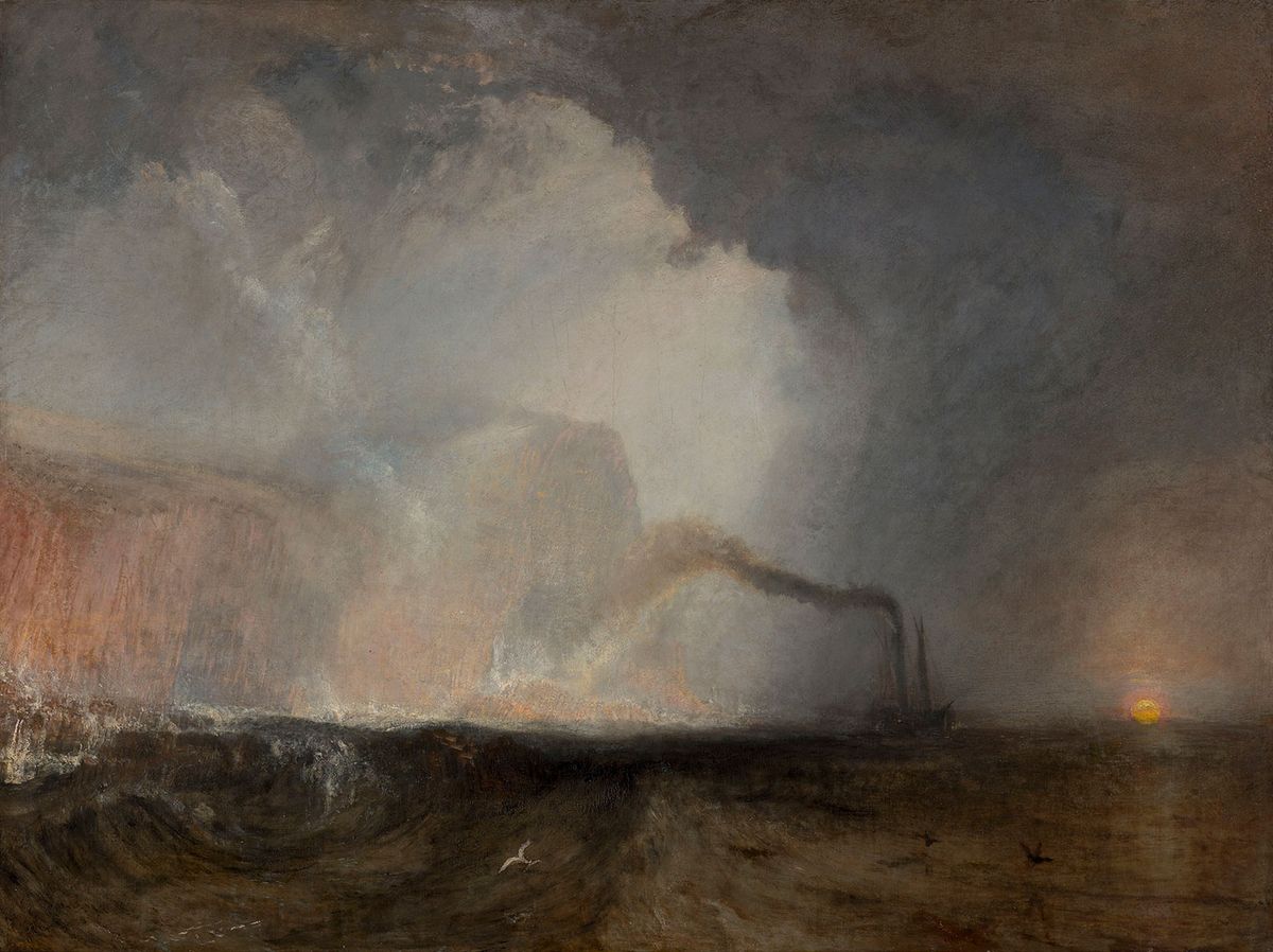 Spellbound by nature: Turner’s Staffa, Fingal’s Cave (1831-32) will be on show in the exhibition J.M.W. Turner: Romance and Reality at the Yale Center for British Art in New Haven, Connecticut (29 March-27 July)
Courtesy Yale Center for British Art
