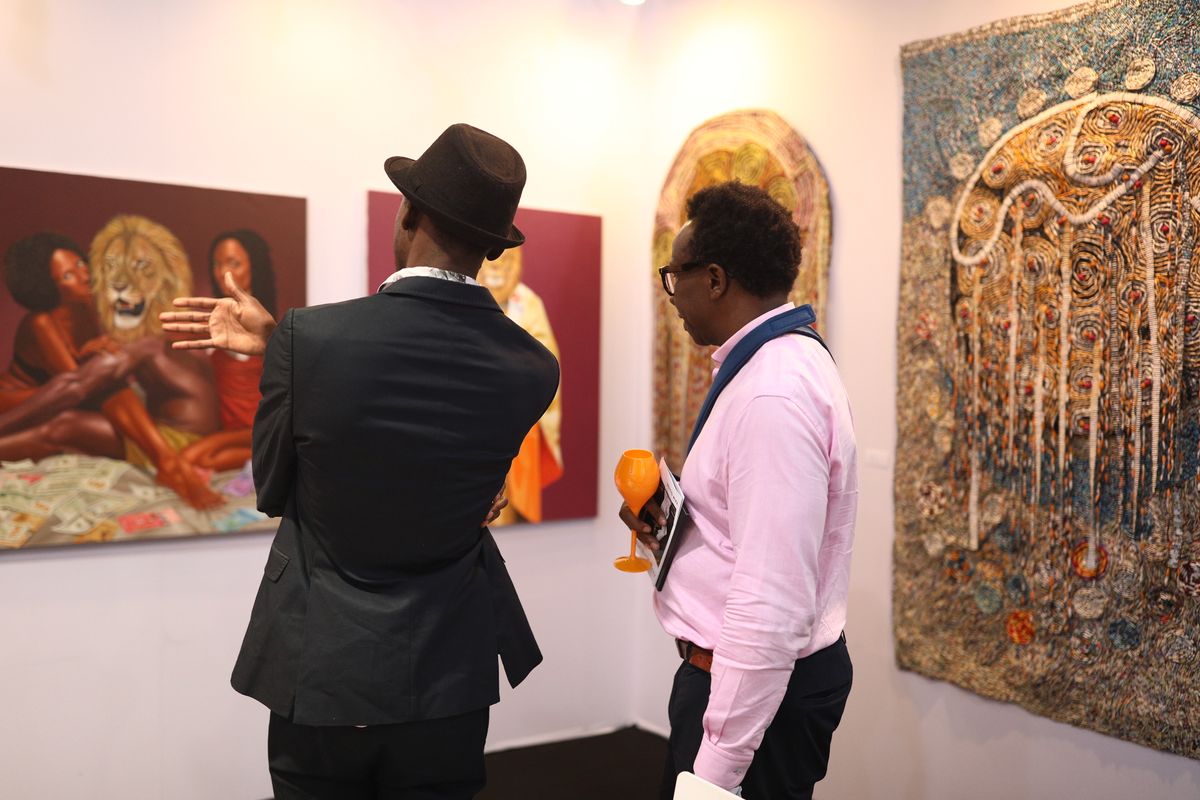 Art X Lagos wants to expand Nigeria's collecting base to support its artists © Art X Lagos