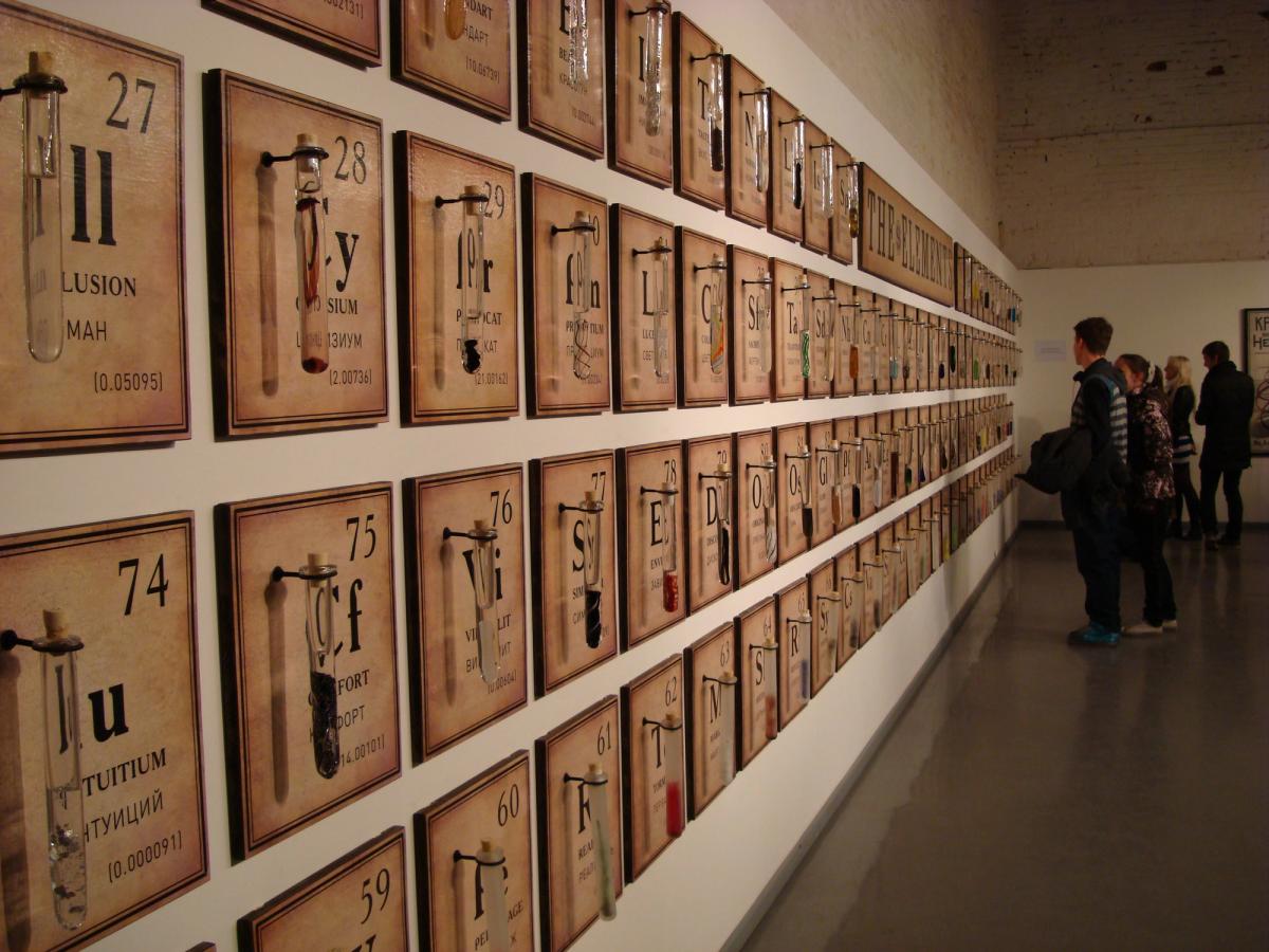 Sergey Mironenko's The Elements (2009), on show for the 3rd Moscow Biennale in 2009 Photo: Al-Madani