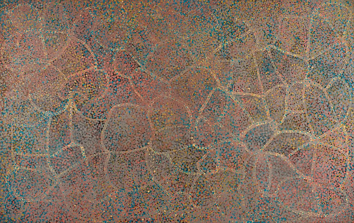 Emily Kame Kngwarreye, Untitled, 1990 Courtesy D’Lan Davidson