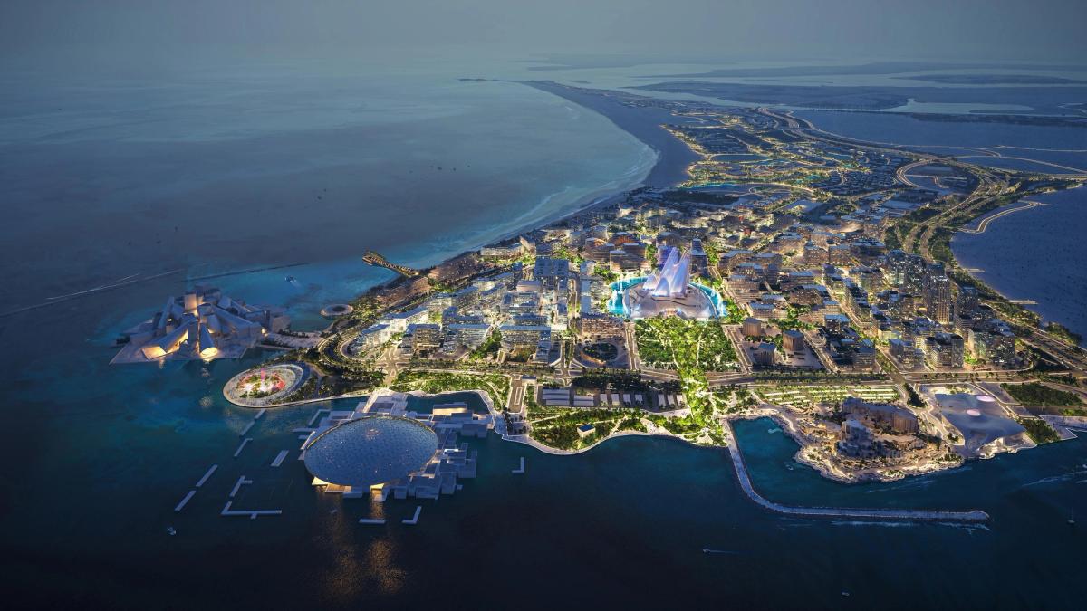 Frieze Abu Dhabi will take place in the Saadiyat Cultural District, home to the Louvre Abu Dhabi, Zayed National Museum and the Guggenheim Abu Dhabi, due to open in December ©️Department of Culture and Tourism, Abu Dhabi