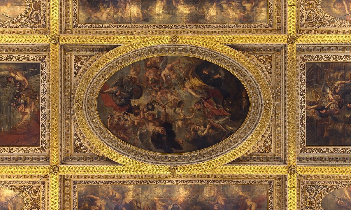 Monumental Rubens ceiling painting revealed once more after two-year renovation