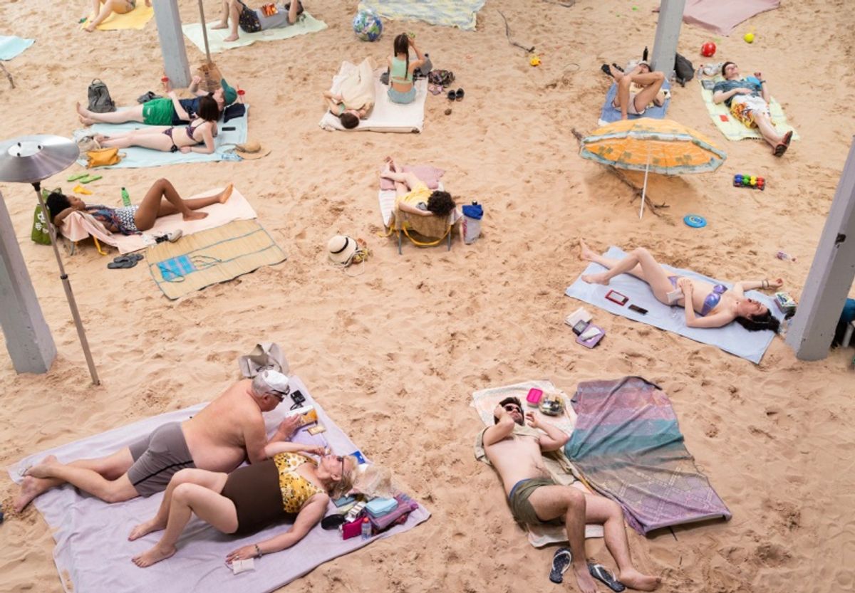 The award-winning Sun & Sea (Marina) performance is coming to London Installation view at the 58th International Art Exhibition – la Biennale di Venezia, 2019 © Andrej Vasilenko