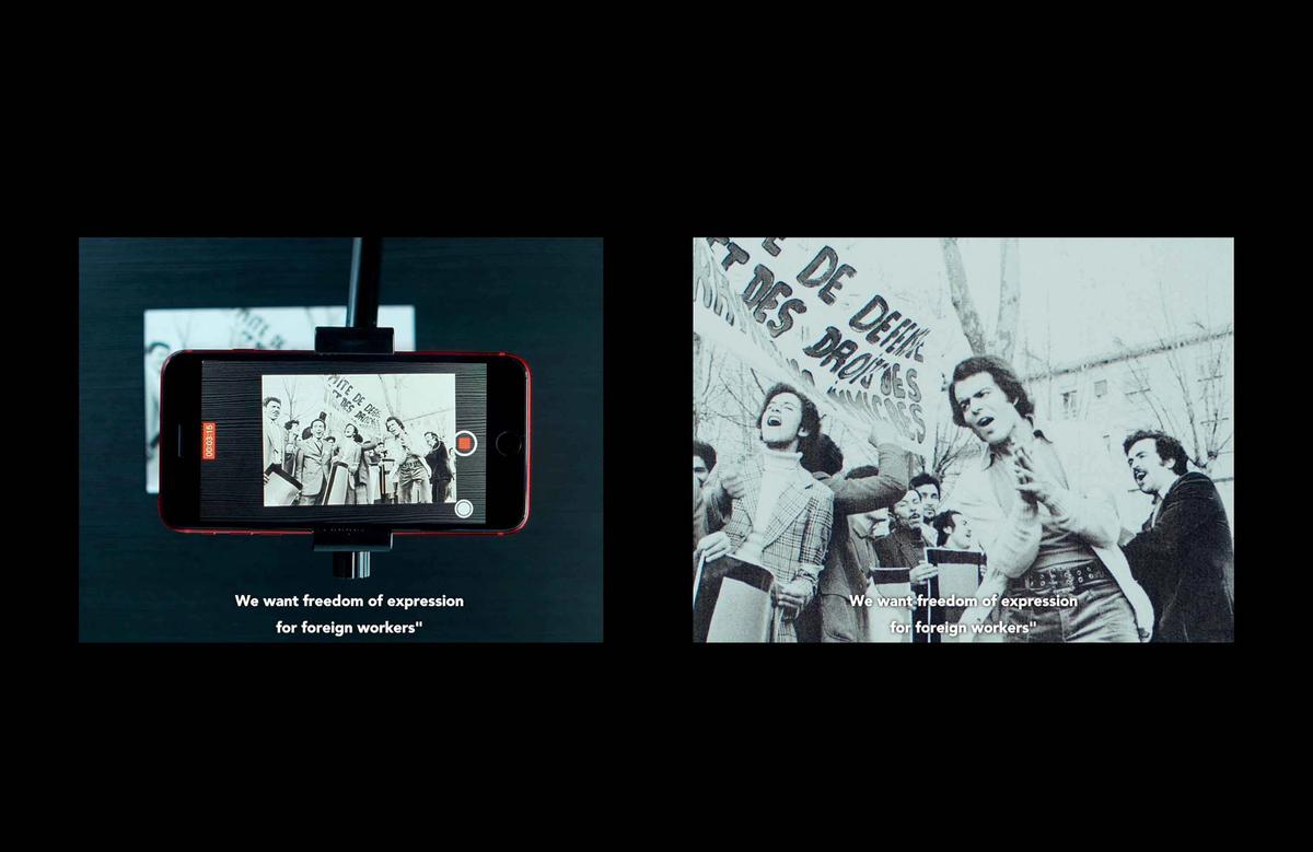 A still from The Circle (2023) by Bouchra Khalili, whose exhibition at the Mosaic Rooms opens on 18 Feburary © Bouchra Khalili; courtesy of the artist and Mor Charpentier