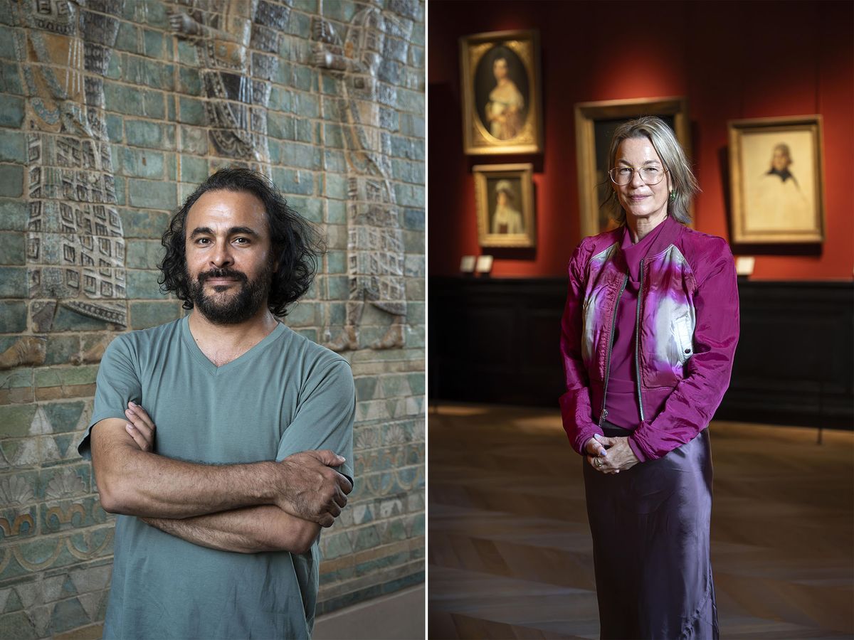 Future Louvre artists in residence Kader Attia (left) and Elizabeth Peyton (right) Both photos © Musée du Louvre, by Olivier Ouadah