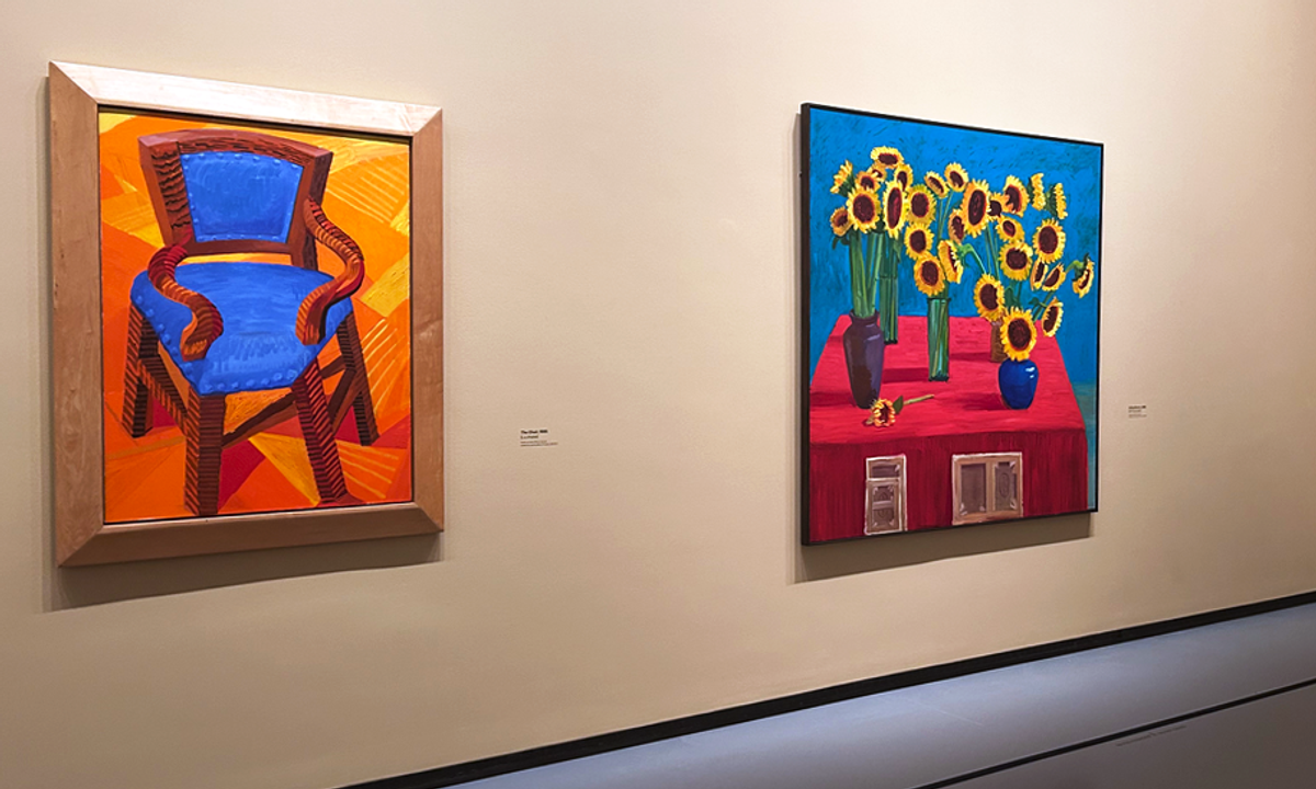 Huge Paris exhibition reveals David Hockney's love of Van Gogh