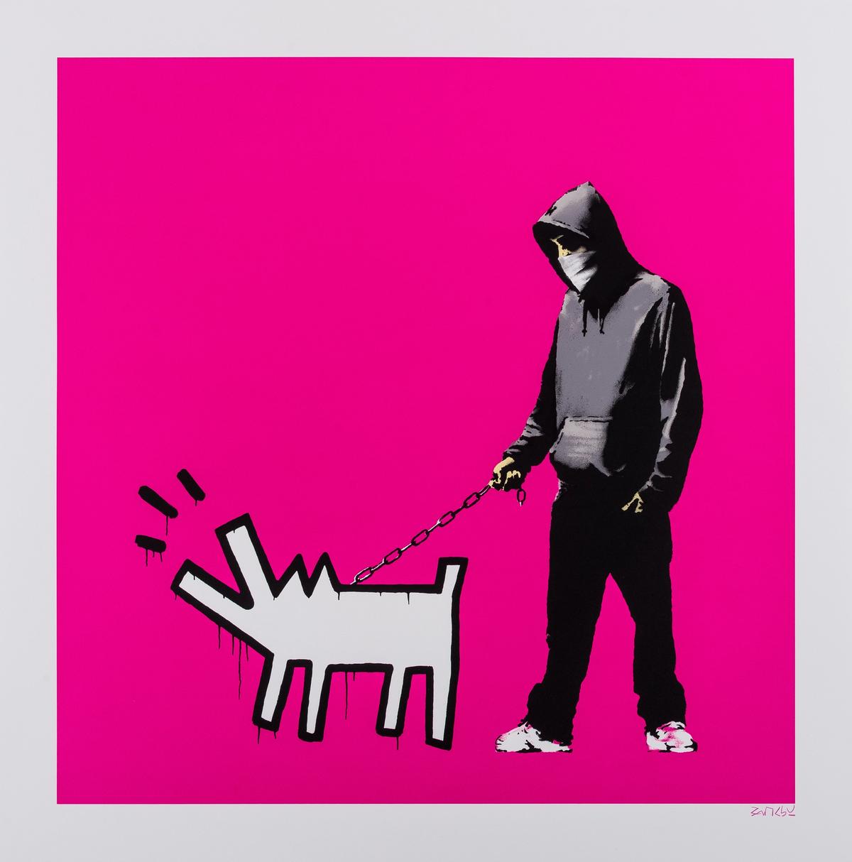Banksy's Choose your weapon (Magenta) will be included in Forum Auctions' Only Banksy auction on 14 December
Courtesy of Forum Auctions