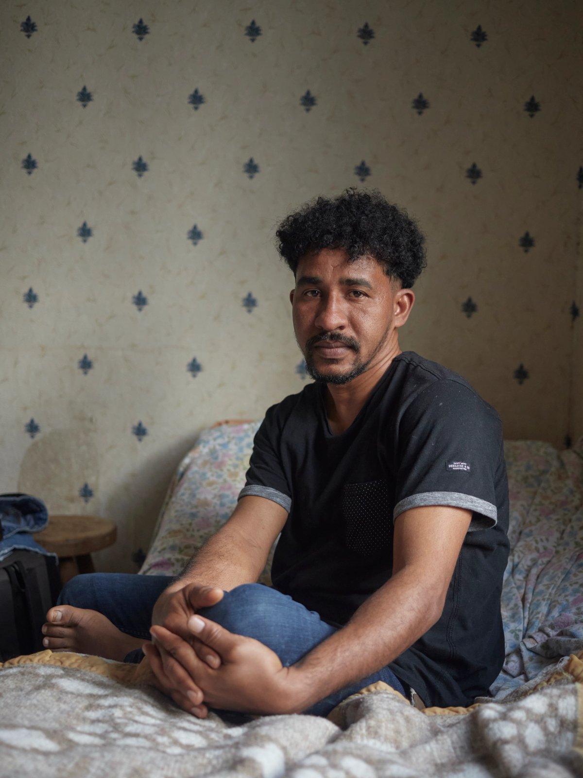 Ahmed Y. in the Steenvoorde shelter, from the series The Game
Zélie Hallosserie