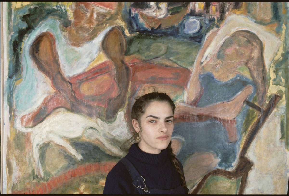 Tracey Emin pictured at the Royal College of Art in 1989 Courtesy of Tracey Emin Studio