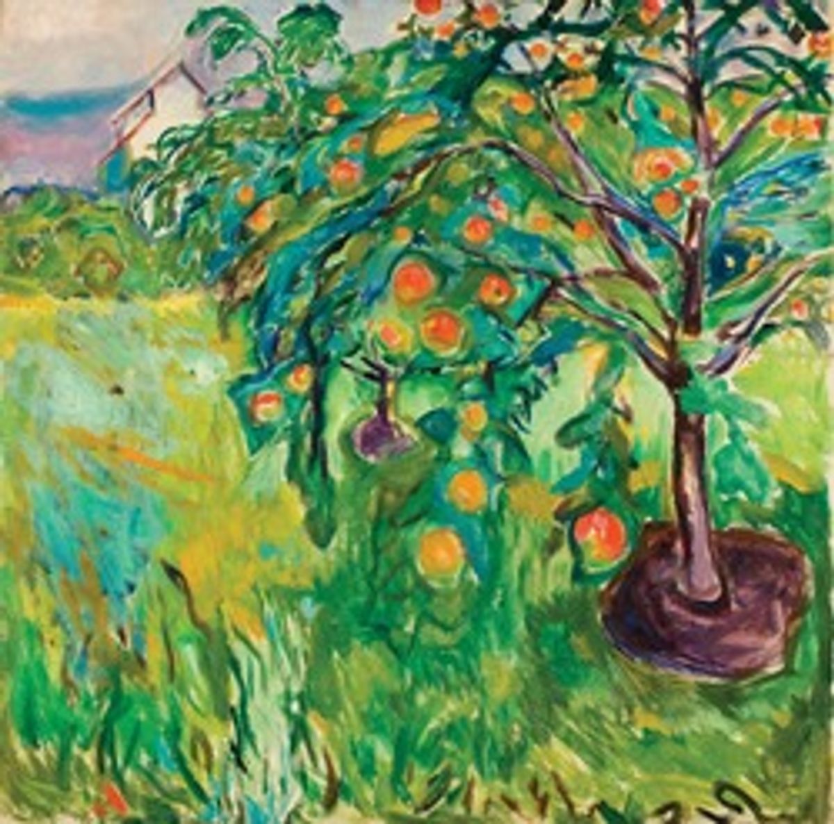 Edvard Munch, Apple Tree by the Studio (1920-28) (Photo courtesy of the Munch Museum)