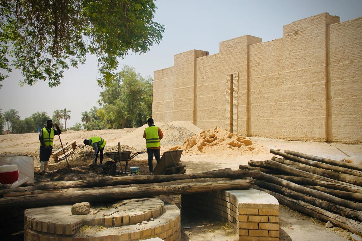 Restoration work at the Temple of Ninmakh involved fixing not just war-related damage, but also ill-conceived repairs undertaken last century
Photo: Hadani Ditmars