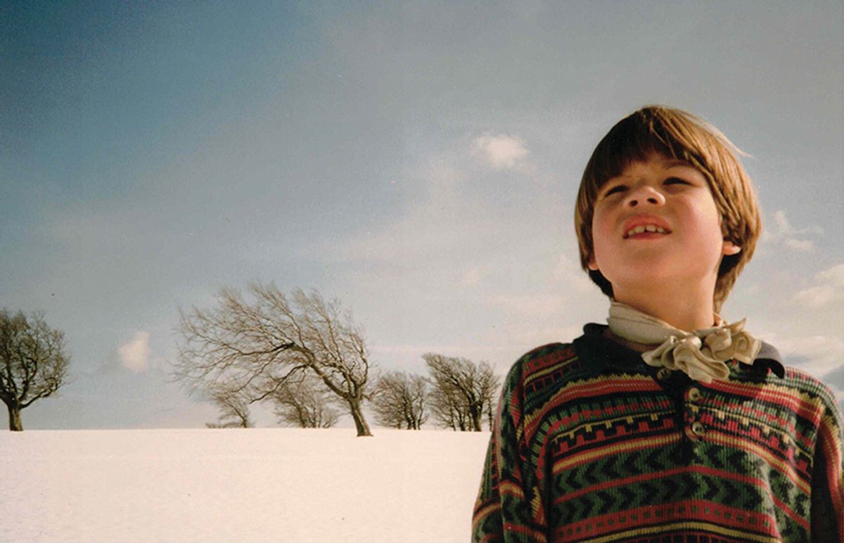 A young Julius von Bismarck in 1992 Courtesy of Hatje Cantz Verlag


