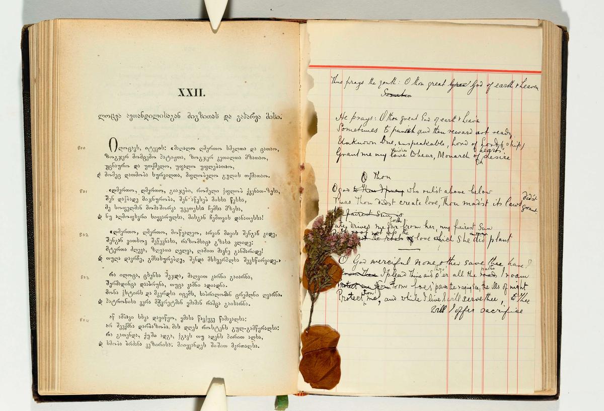 The Man in the Panther's Skin by Shota Rustaveli Courtesy of the Bodleian Library, Oxford