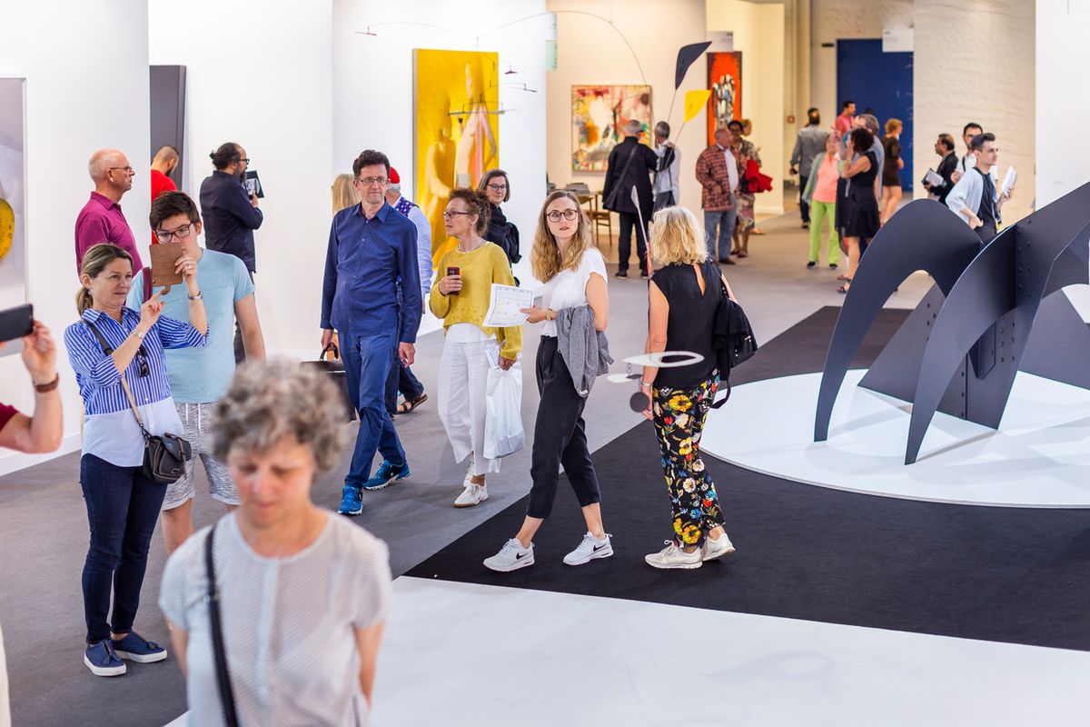 The end of the art market season in June might just clash with school sports day © Art Basel