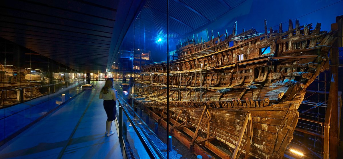 The Mary Rose was painstakingly preserved after being raised from the sea in 1982 © Hufton + Crow
