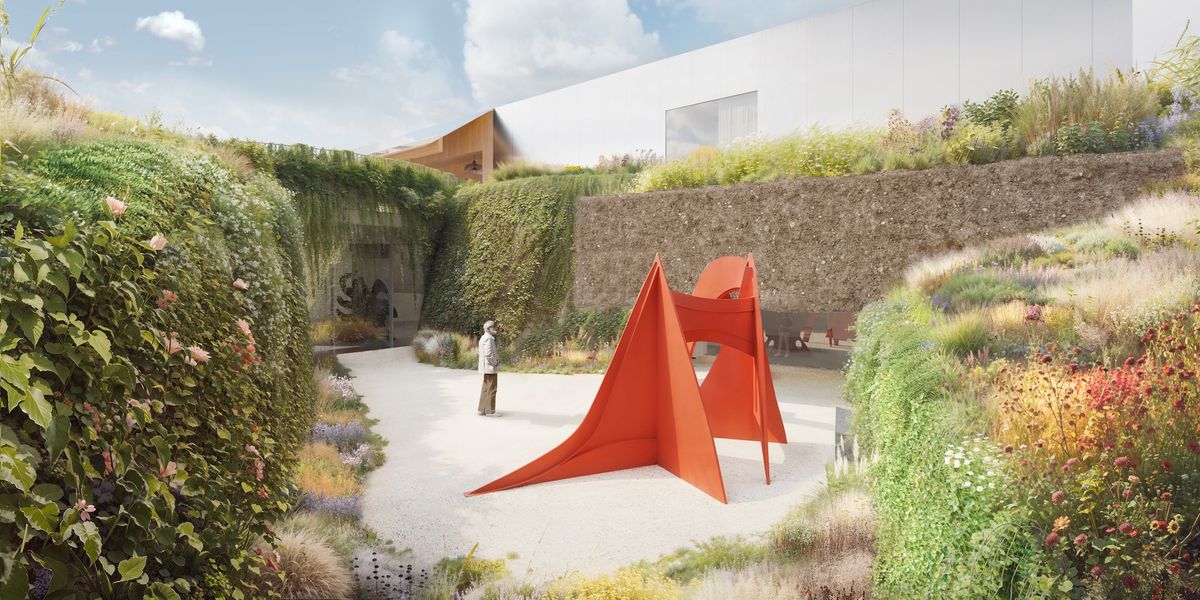 Vestige Garden rendering, Calder Gardens, 2022 © Herzog & de Meuron. All works by Alexander Calder © 2025 Calder Foundation, New York / Artists Rights Society (ARS), New York