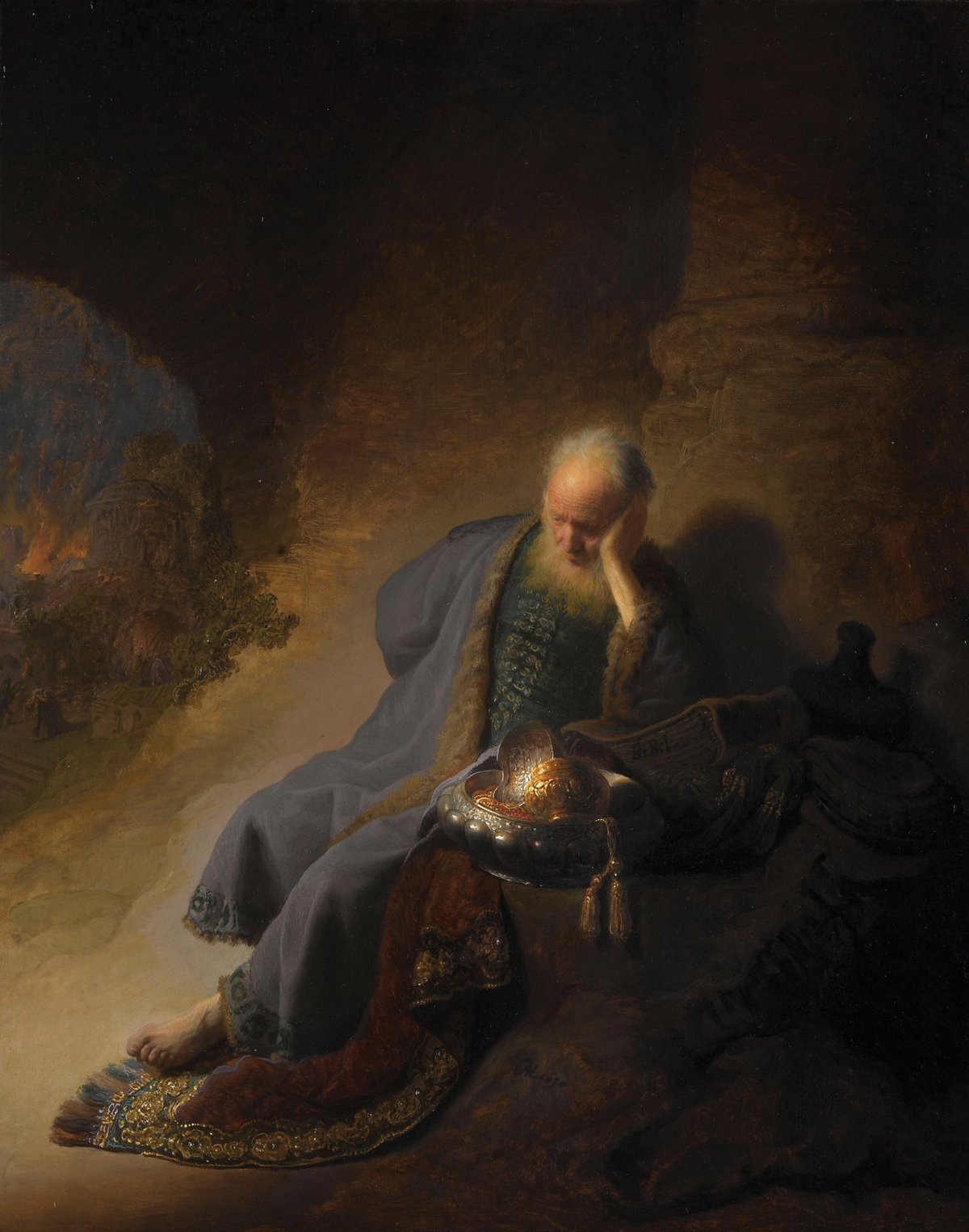 Rembrandt, Destruction of Jerusalem, 1630 Rijksmuseum