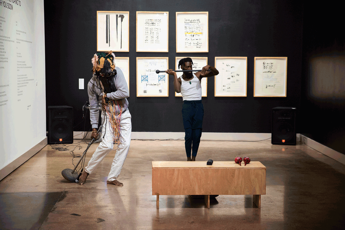 Spirit of the place: performance of Body Language, by Nyugen Smith and Ottie James, at ACAC in 2022

Courtesy Alabama Contemporary Art Center