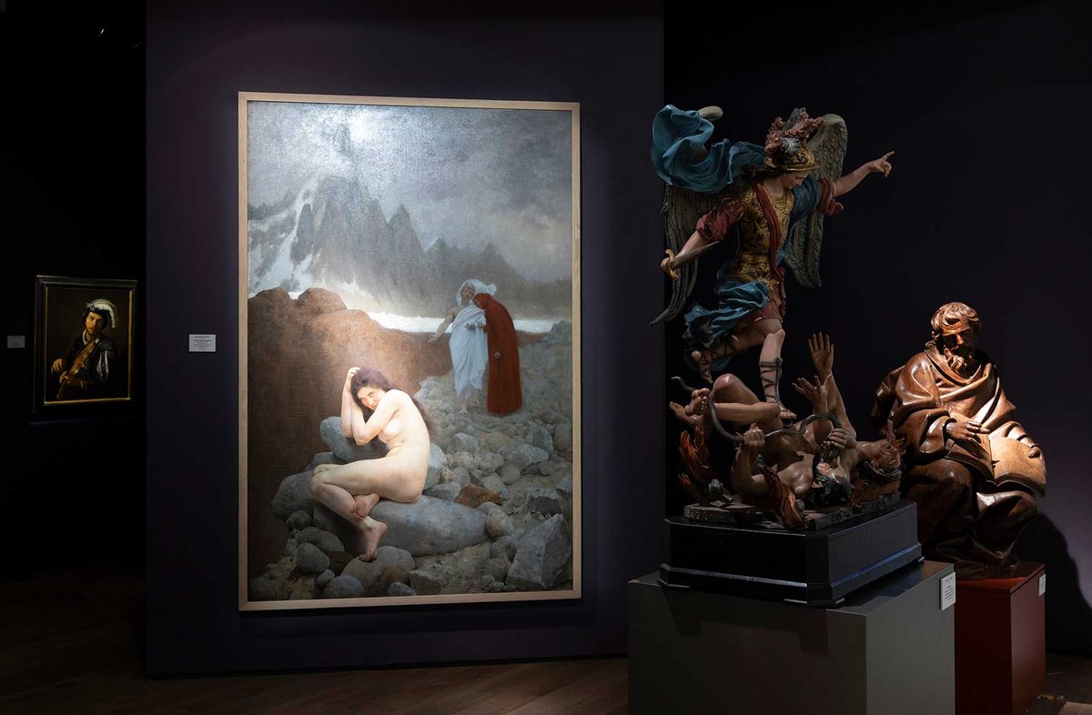 Nicolás Cortés Gallery at last year’s Brafa fair, showing Jules-Frédéric Adolphe Löewe-Marchand’s painting Myrrha (1892)
Photo: Olivier Pirard