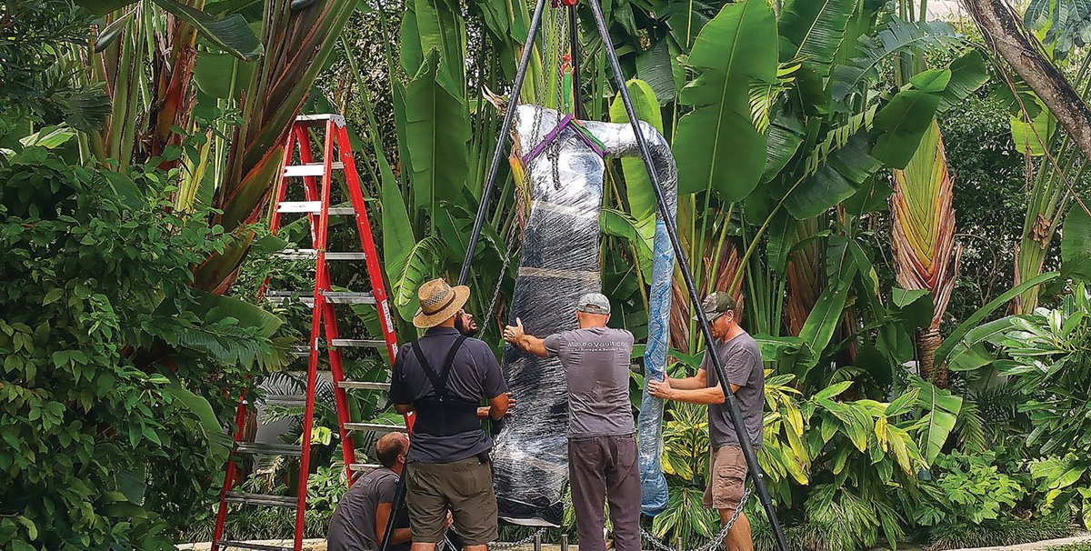 The Museo Vault team at work in Miami. Photo courtesy of Museo Vault. The Museo Vault team at work in Miami. Photo courtesy of Museo Vault