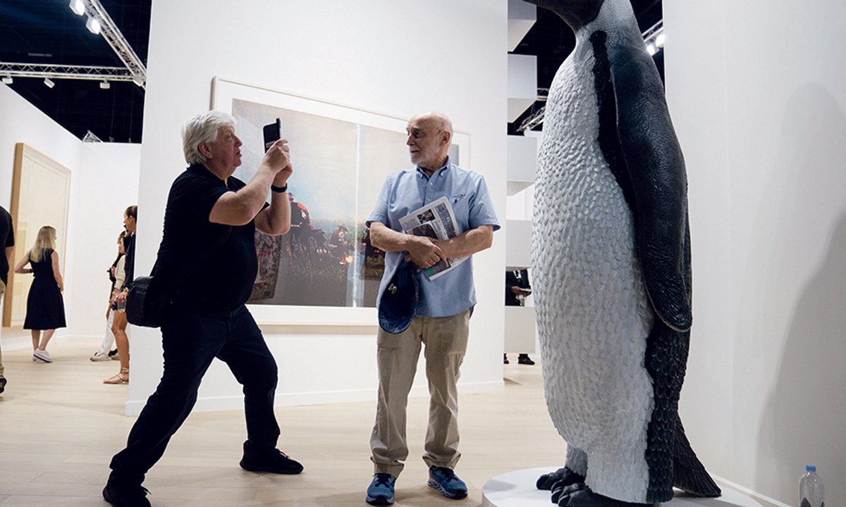 wintry works deliver the temperature down at Artwork Basel in Miami Seashore wintry works deliver the temperature down at Artwork Basel in Miami Seashore