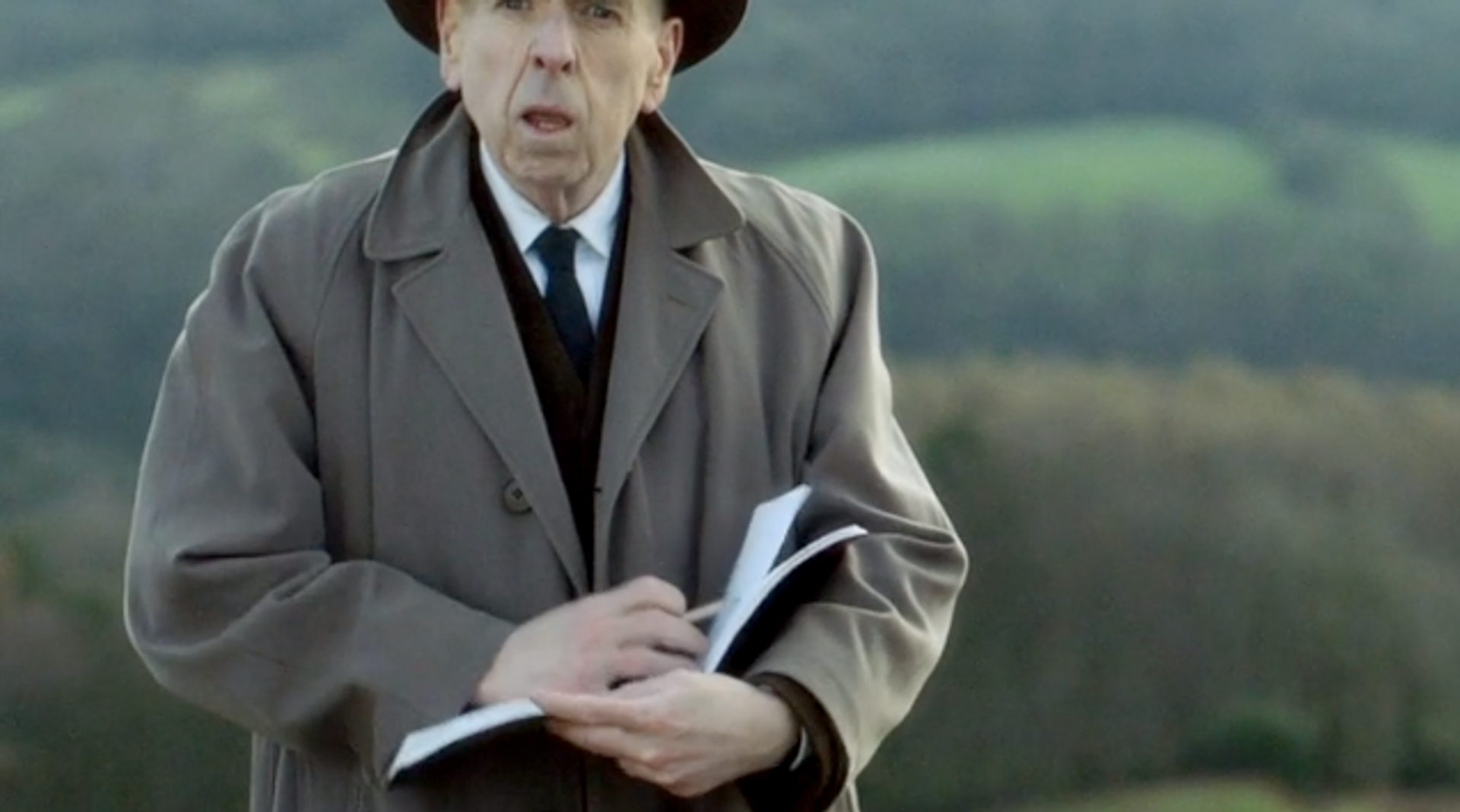 Timothy Spall playing L.S. Lowry in the film Mrs Lowry & Son 