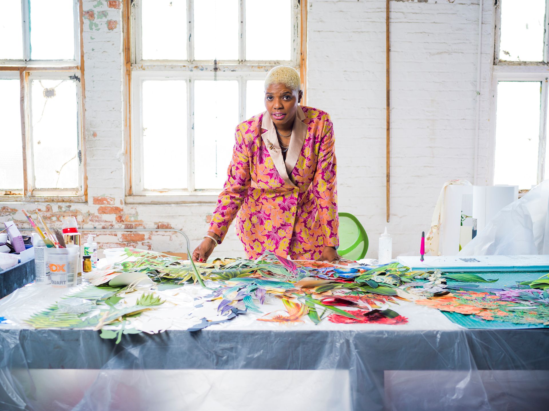 Artist—and, now, curator—Ebony G. Patterson. Photo by Frank Ishman.