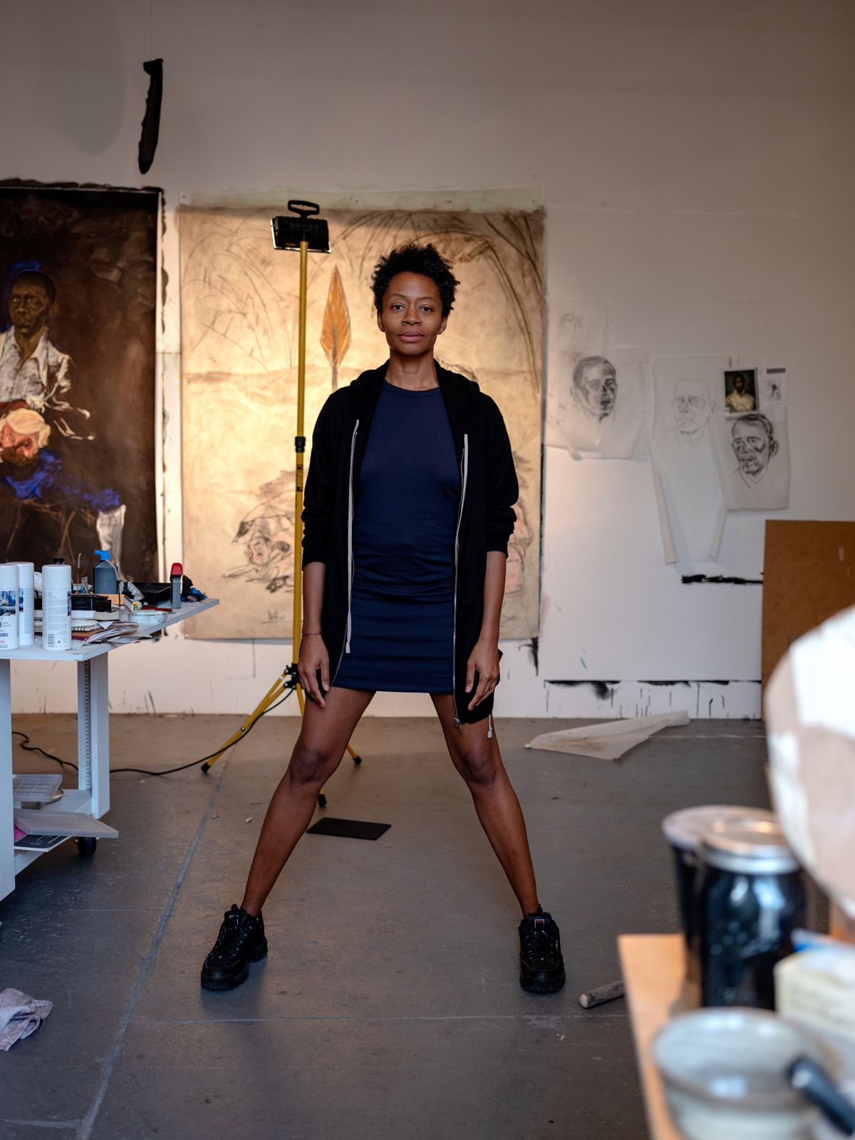 Kara Walker in her studio in 2019 © Ari Marcopoulos