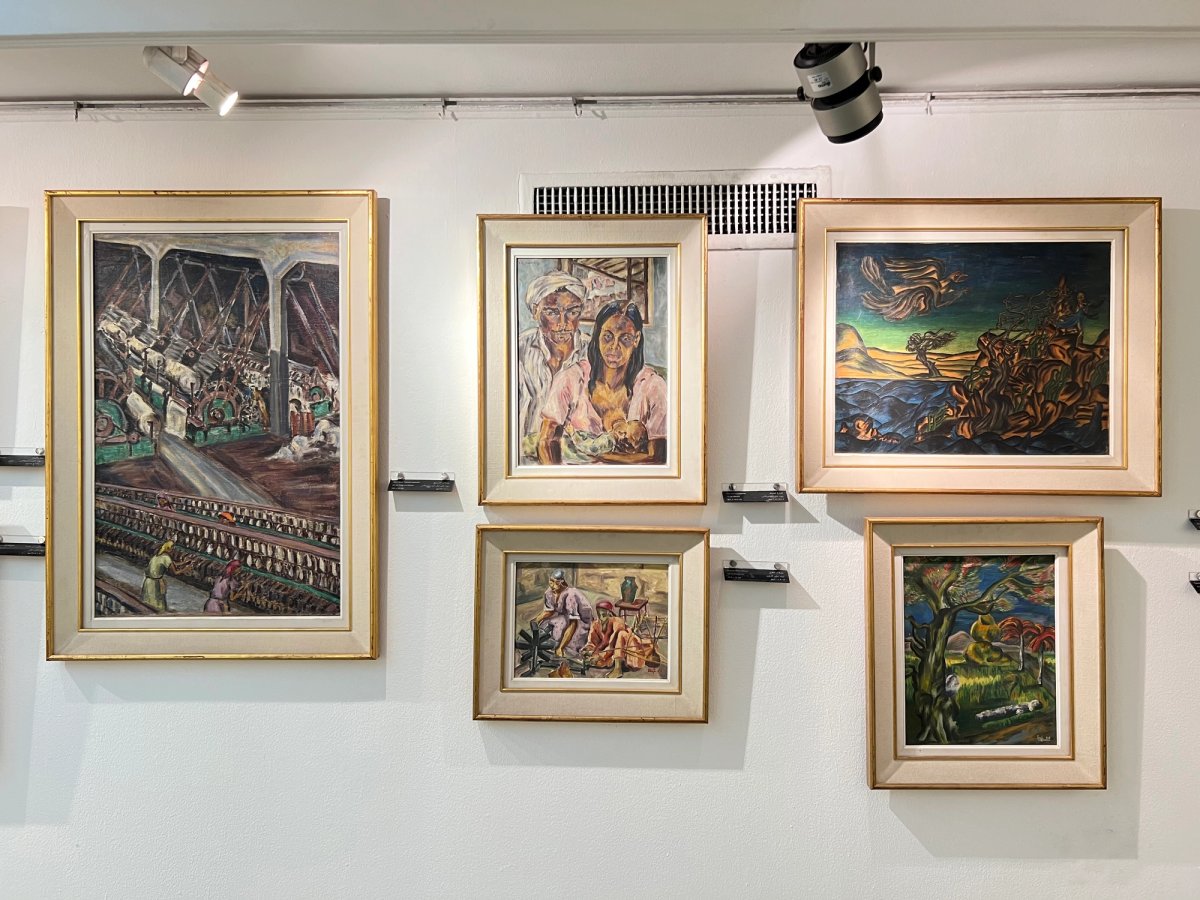 The Inji Efflatoun display at the Museum of Egyptian Modern Art Photo: Ahmed Kadry