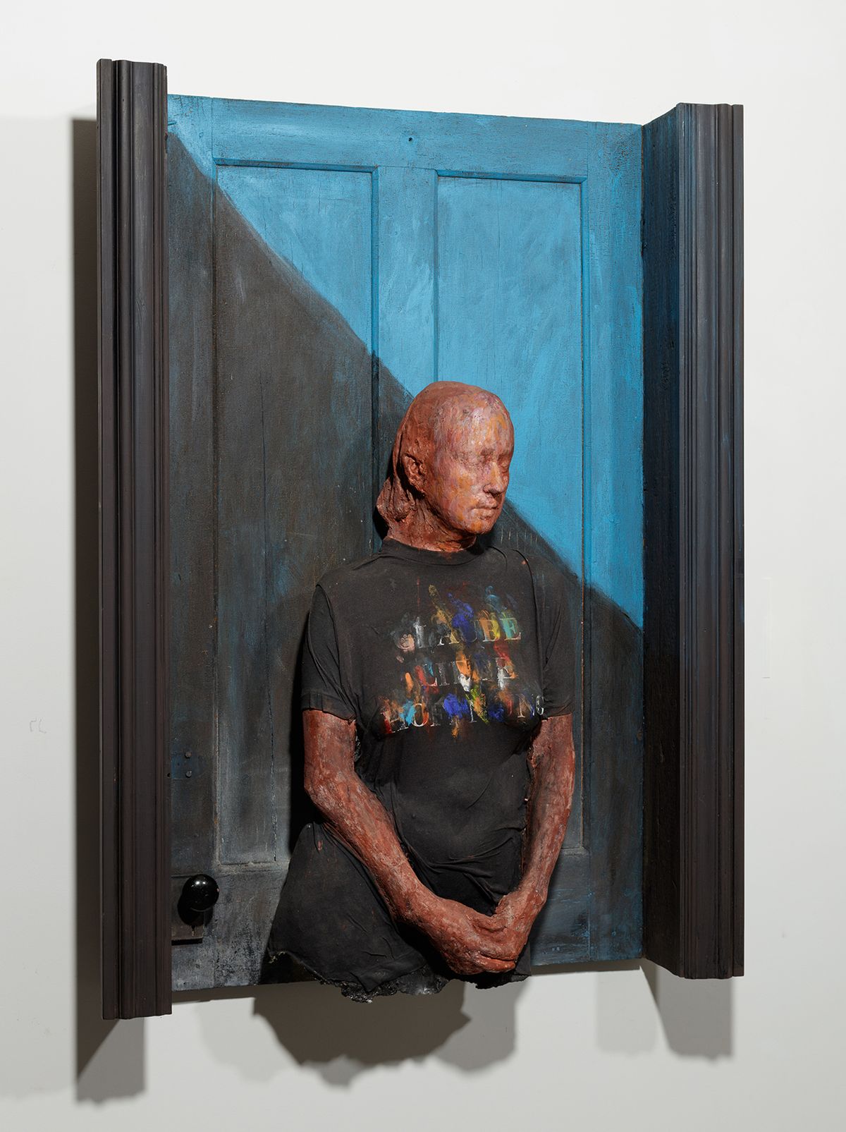 George Segal, Woman in Black T-Shirt (1990) Photo: courtesy of the Boca Raton Museum of Art