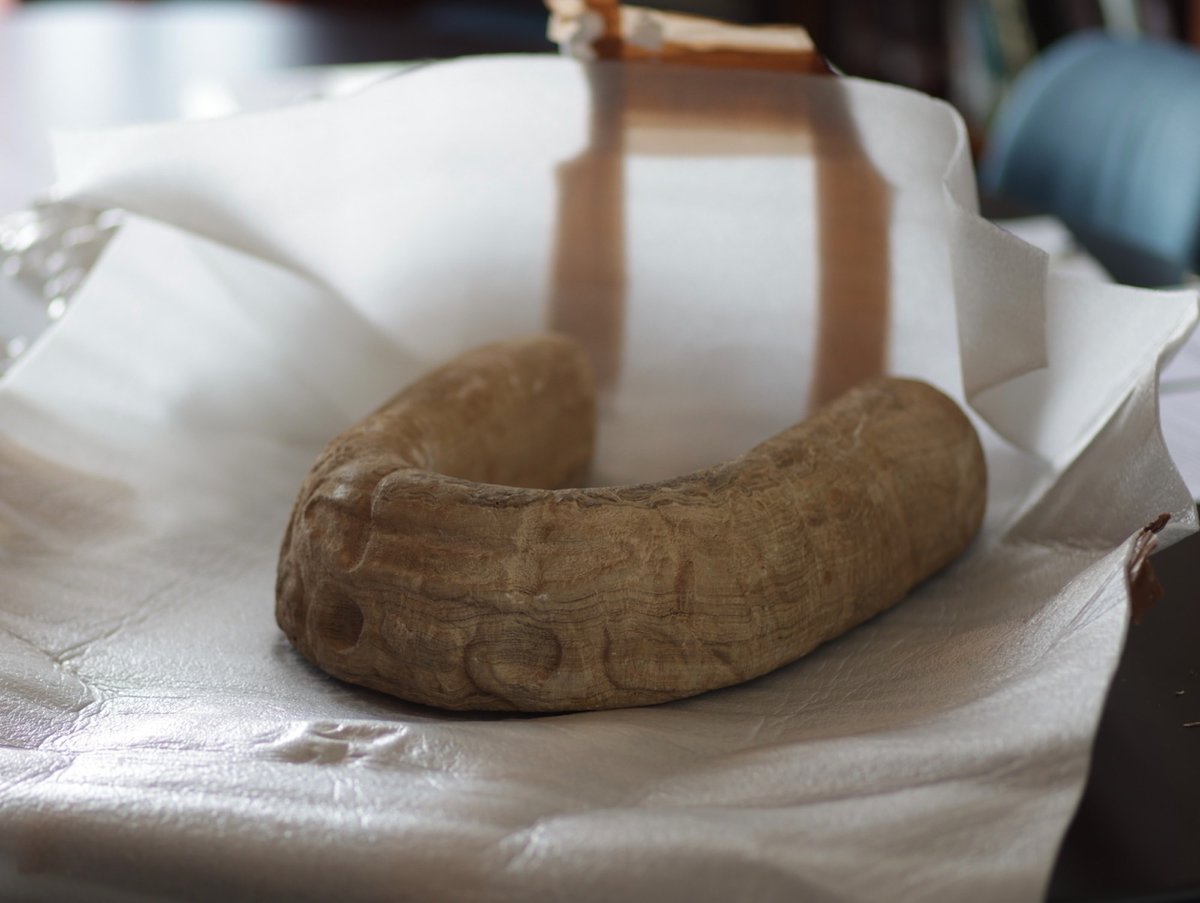 Officials intervened in the sale of the yoke, which is believed to have been used in rituals or ceremonies. Courtesy Mexico's Ministry of Foreign Relations