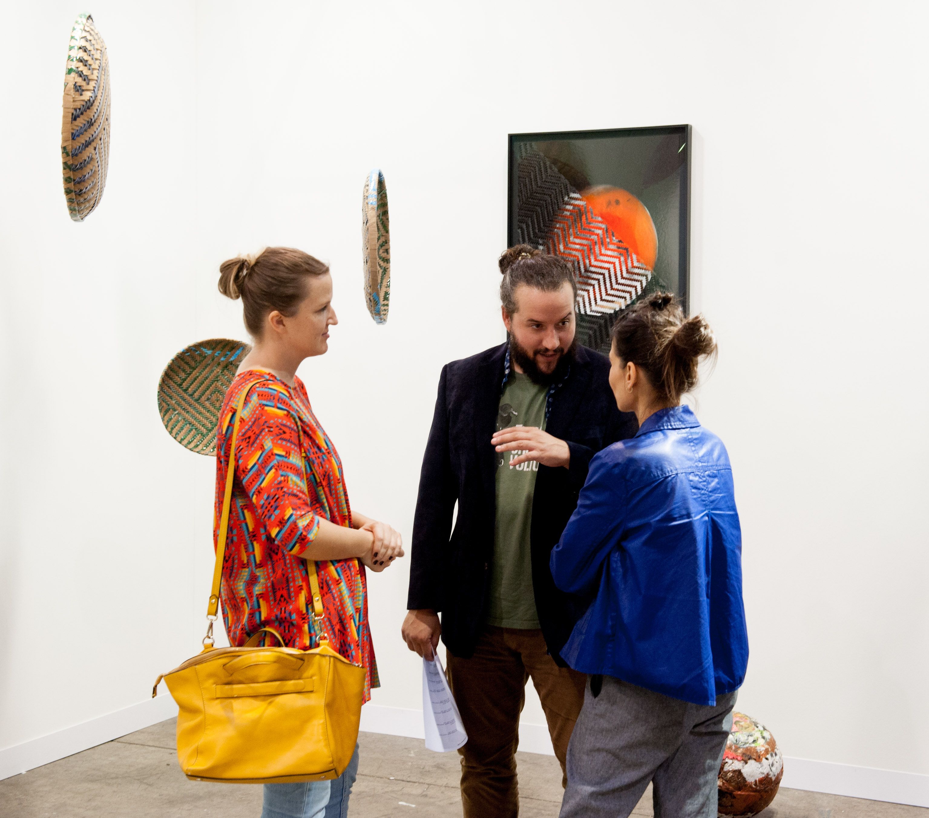 VIPs gathered for the opening of Art Basel in Hong Kong Photo: Norm Yip