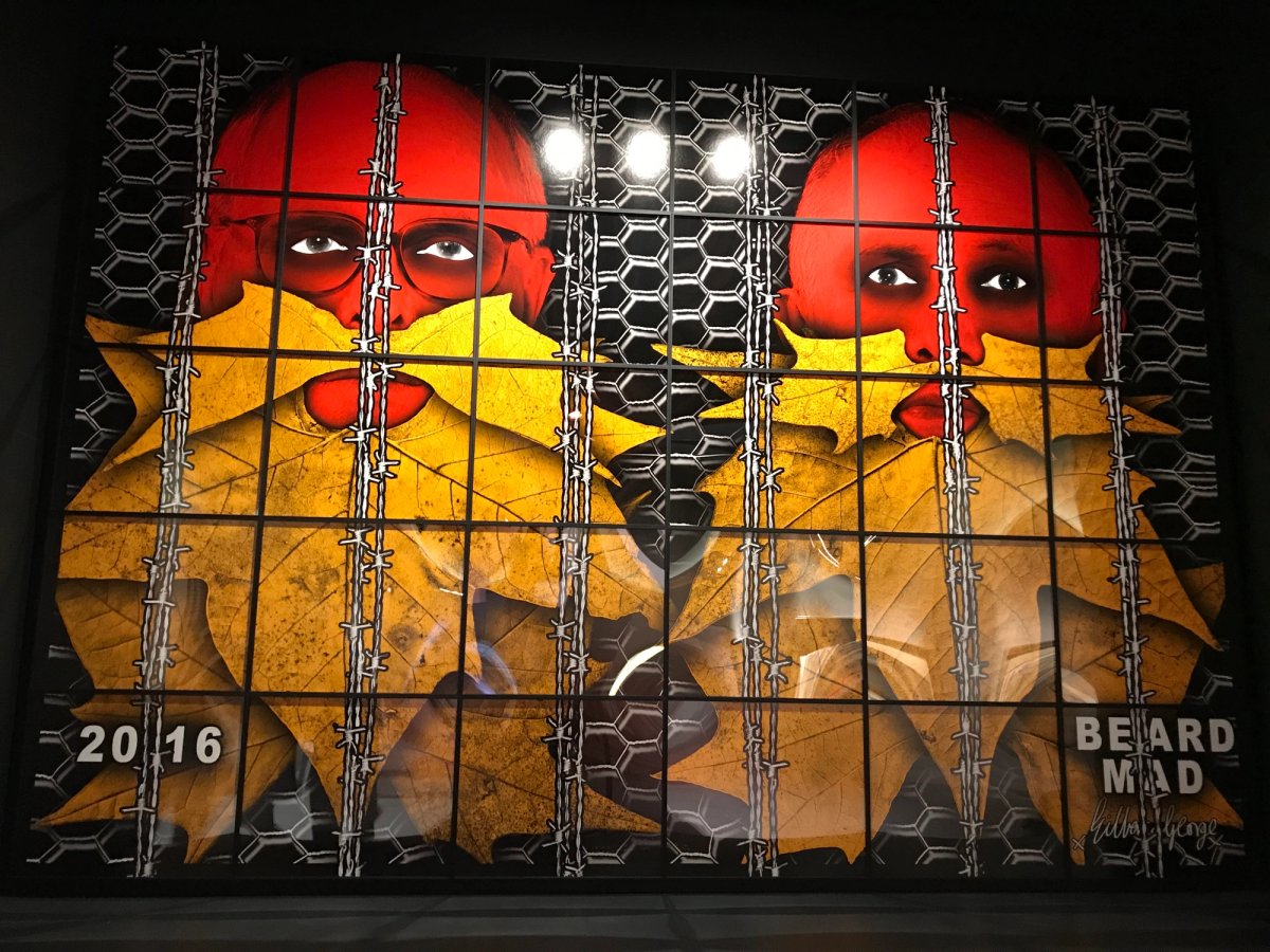 On show at Brafa: Gilbert & George, Beard Mad (2016) Gareth Harris