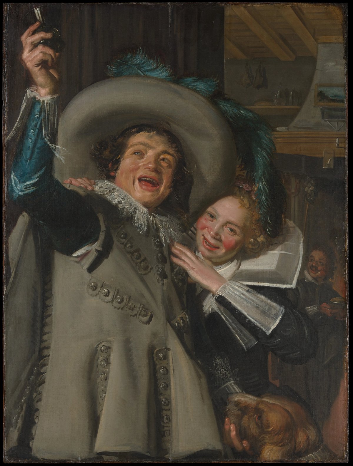 Frans Hals' Young Man and Woman in an Inn (1623) Courtesy of the Metropolitan Museum of Art, New York