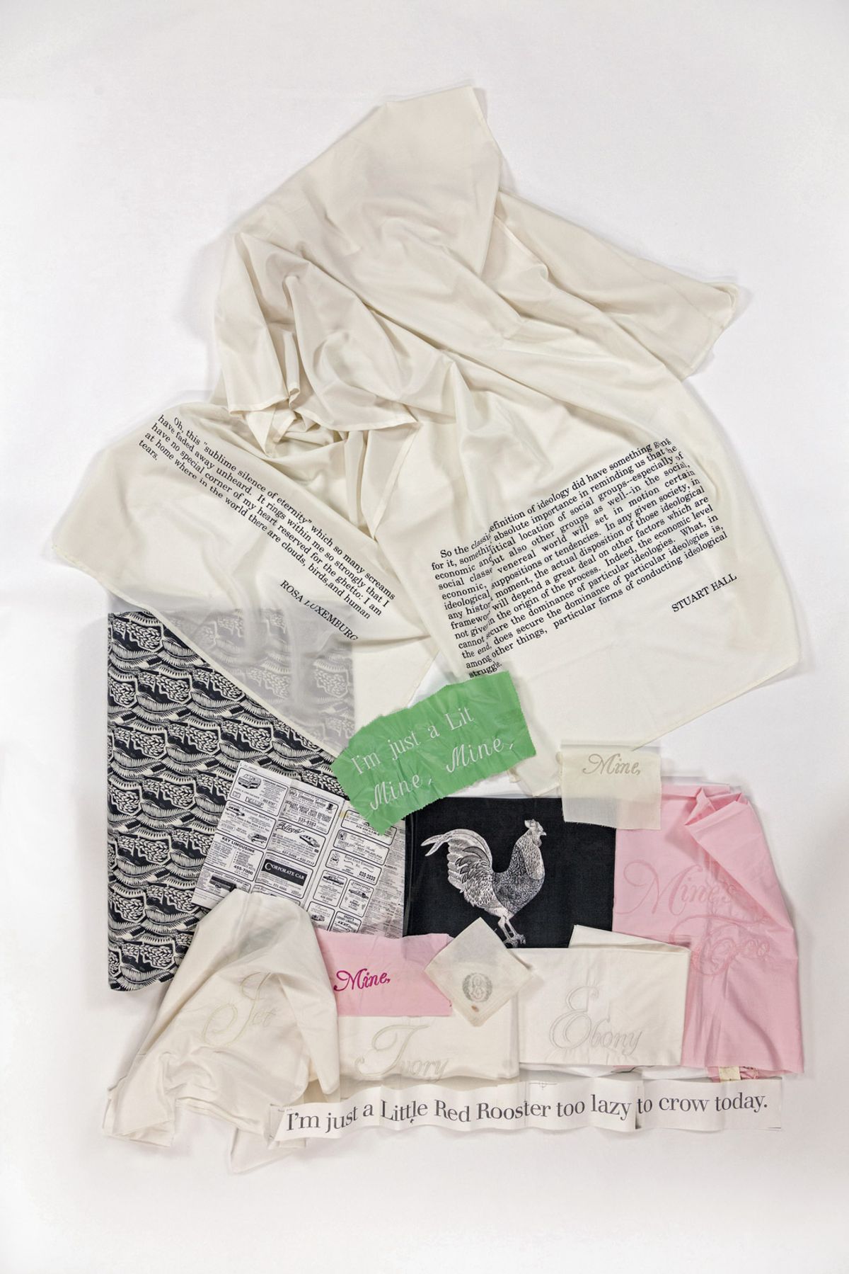 Work in progress: items from Carrie Mae Weems’ box of materials Carlos Avendaño