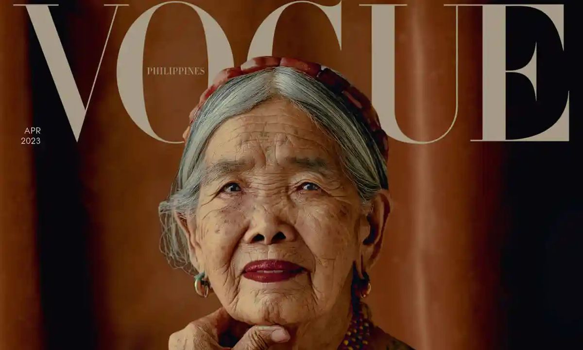Centenarian chic: Apo Whang-Od, 106, is Vogue's oldest ever cover star

courtesy Vogue Philippines