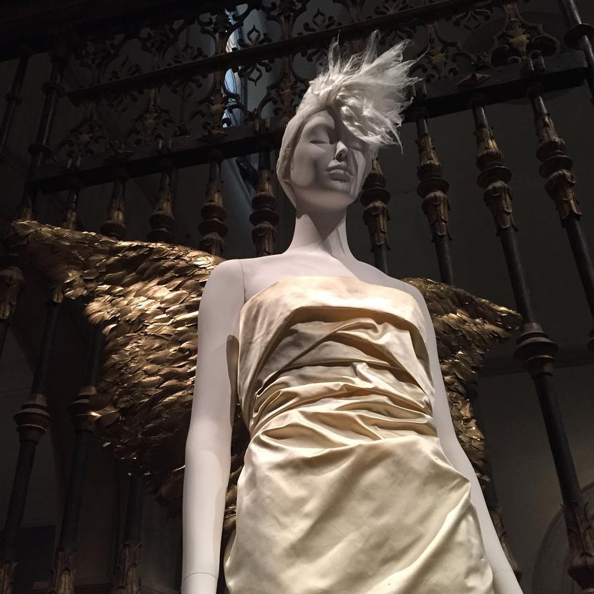 An installation view from Heavenly Bodies: Fashion and the Catholic Imagination at the Metropolitan Museum of Art The Art Newspaper