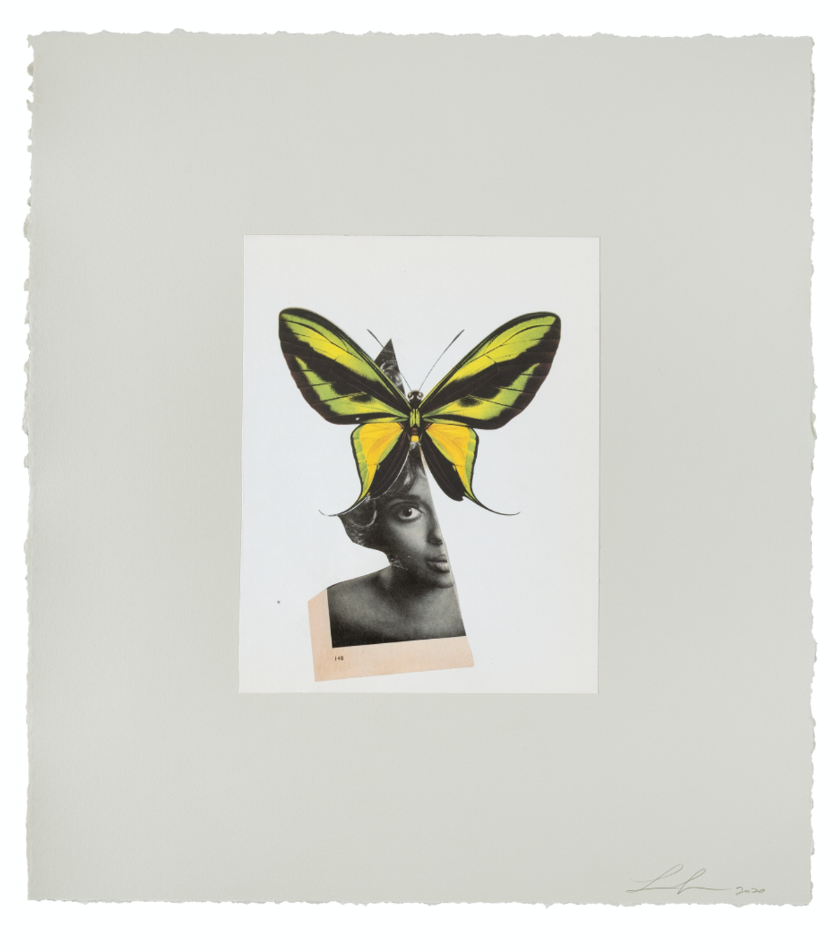 Lorna Simpson, Queen Butterfly (2020) © Lorna Simpson. Courtesy the artist and Hauser & Wirth. Photo by James Wang