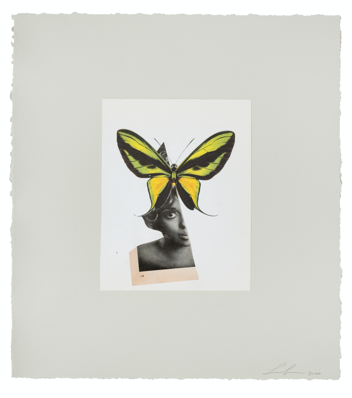 Lorna Simpson, Queen Butterfly (2020) © Lorna Simpson. Courtesy the artist and Hauser & Wirth. Photo by James Wang
