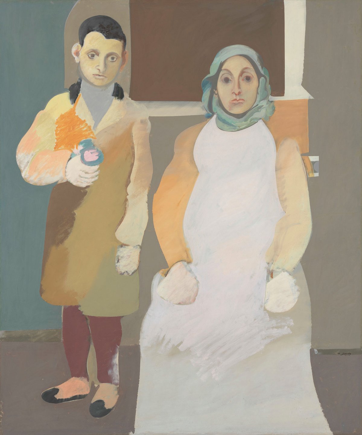 Arshile Gorky’s The Artist and His Mother (around 1926–36)
© 2024 The Arshile Gorky Foundation/Whitney Museum of American Art/licensed by Scala