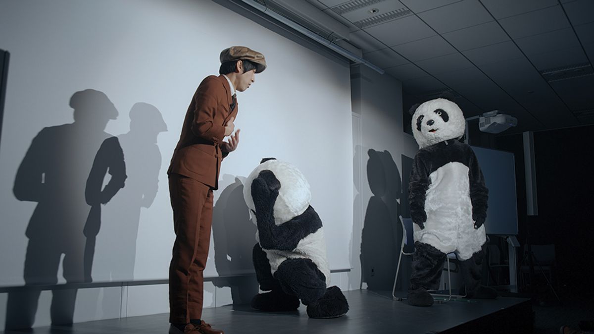 The exhibitors at Taipei Dangdai will include the city's Liang gallery which represents the local artist Hsui Chia-Wei, who created the Zhao Bandi-influenced video installation Black and White–Giant Panda (2018) Courtesy of Taipei Dangdai