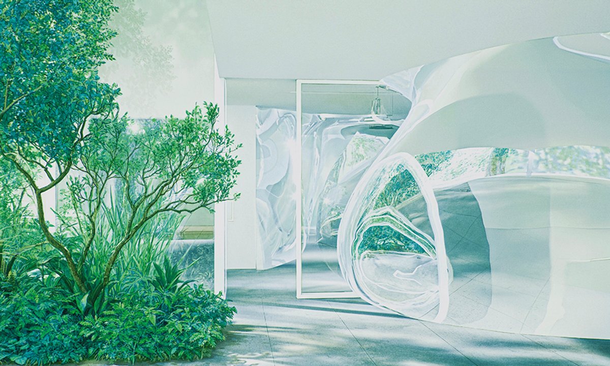 'It's not complete without people': the architect behind Art Week Tokyo's see-through pop-up bar