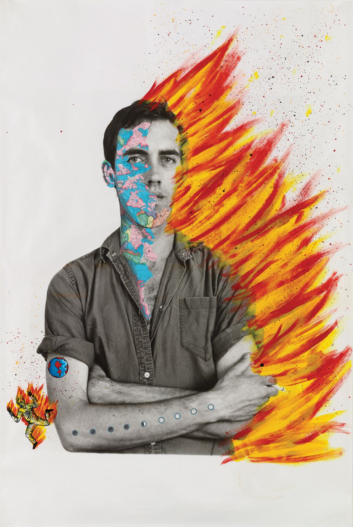 Self-Portrait of David Wojnarowicz (1983–84) Courtesy of Brooke Garber Neidich and Daniel Neidich, Photo: Ron Amstutz