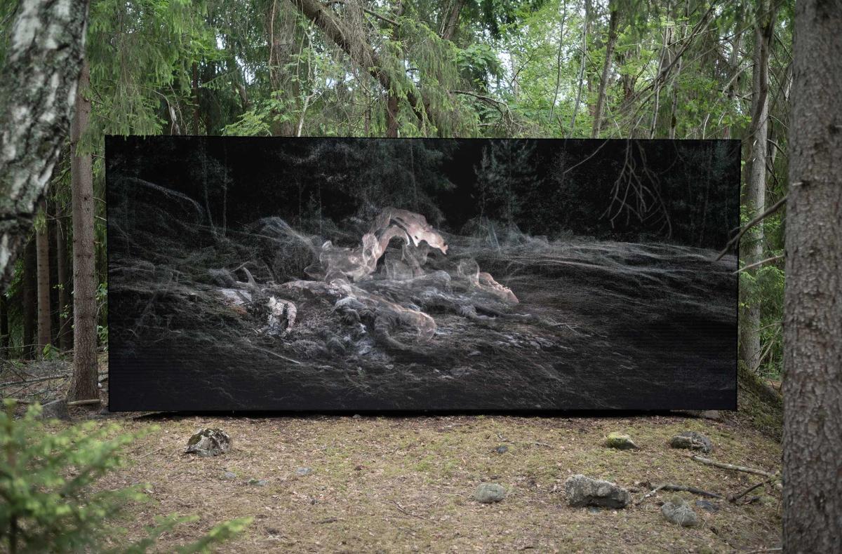 Huyghe’s work often combines elements from the natural world with new technologies, such as artificial intelligence, as in Variants (2021-ongoing)
Photo: Ola Rindal; © the artist, by SIAE 2023; Courtesy of the artist, Kistefos Museum and Hauser and Wirth