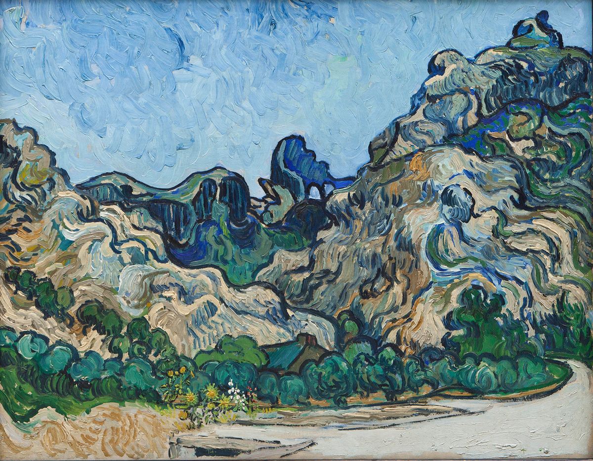 Van Gogh’s Mountains at Saint-Rémy (July 1889) Credit: Solomon R. Guggenheim Museum, New York (Thannhauser Collection, gift of Justin K. Thannhauser, 1978)