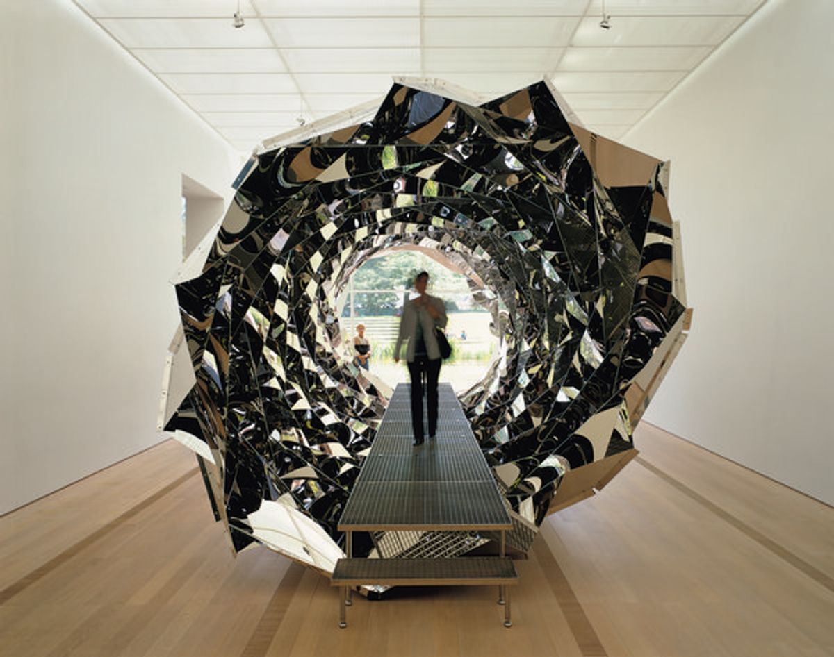 Olafur Eliasson’s Your Spiral View (2002), on display at Tate Modern, is only accessible by stairs © Olafur Eliasson